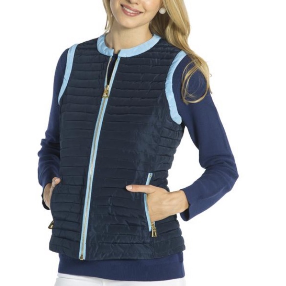 Sail to Sable Vest XL Navy Blue NWT
